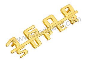 1600 Super Emblem, Gold, 356A And 356B T5  (NLA55931101)