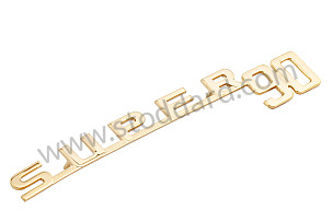Emblem, Gold. "SUPER 90"  For 356B T5 GOLD / GOLD (NLA55931105)