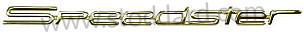 Emblem,"Speedster", Front Fender. for 356 Speedster, 2 Required Per Car  (64455932140)