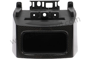 EXTENSION black / black (A11) / LEATHER / OPTION: REAR SECTION OF CENTRE CONSOLE IN CARBON (Option code: IXMJ) (99755398301A11)