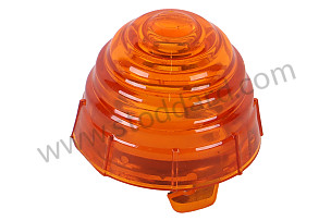 Amber Front Turn Signal Lens For 356B And 356C ORANGE / ORANGE / FRONT (NLA63141106)