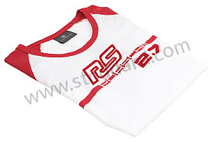 LADIES' T-SHIRT RED/WHITE  (WAP95200M0NRS2)
