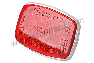 Rear Reflector, With 6mm Stud For Above Taillight Mounting On Us-Spec 356B 356C.  (64473150110)