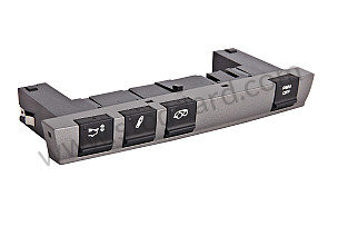 COMBINED SWITCH Vulcan grey/Matt black / Vulcan grey/Matt black (FMH) / OPTION: PASM' ELECTRONIC DAMPER CONTROL (Option code: I475), OPTION: PORSCHE STABILITY MANAGEMENT (PSM) (Option code: I476), OPTION: SPORTS EXHAUST SYSTEM (Option code: IXLF) (99761313100FMH)