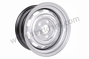 PERFORATED DISC WHEEL ET 23.30 MM / METALLIC SILVER / METALLIC SILVER (M72) / 7 x 15 INCHES (99A001024494)