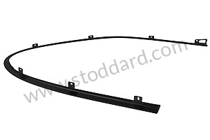 MOULDING MATT BLACK / MATT BLACK (XX2) / LEFT / OPTION: ALUMINIUM PACKAGE VERSION 2 (Option code: IQJ4) (95555919500XX2)
