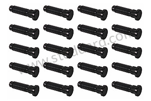 KIT OF 20X WHEEL STUD 57MM TITANIUM BLACK / BLACK / TITANIUM / 57 MM (99A001025927)