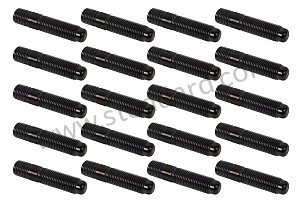 KIT OF 20X WHEEL STUD 65MM TITANIUM BLACK / BLACK / TITANIUM / 65 MM (99A001025928)