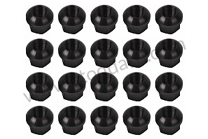 BLACK TITANIUM WHEEL NUT KIT COMPLETE KIT / BLACK / BLACK / TITANIUM (99A001025929)