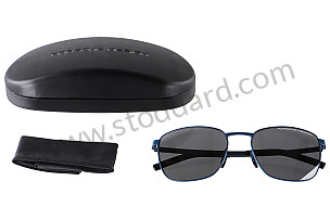 RACING SUNGLASSES P8910 DARK BLUE/RED  (WAP0789100PRAC)
