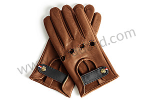 LEATHER DRIVING GLOVES - COGNAC CRUISER Cognac / (8P0) / LEATHER / L (99A001026981)