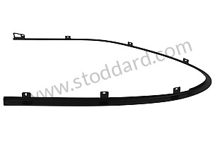 MOULDING MATT BLACK / MATT BLACK (XX2) / RIGHT / OPTION: ALUMINIUM PACKAGE VERSION 2 (Option code: IQJ4) (95555919600XX2)