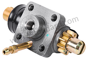 Wheel Brake Cylinder, Front Upper Left Or Front Lower Right For All 356 W/ Drum Brake. LOWER FRONT RIGHT / LOWER RIGHT / UPPER FRONT LEFT / UPPER LEFT (NLA35151100)