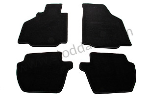 FLOOR MAT BLACK / BLACK (99A000103227)