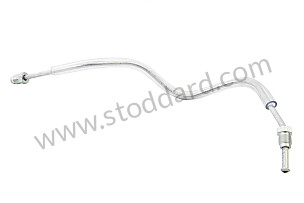 Steel Brake Line, Right Rear For Late 356B T5, And All 356B T6 REAR RIGHT (NLA35260600)