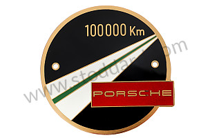 100,000 KM Kilometer Grille Badge  (PCG100000)