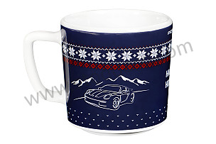 COLLECTOR ESPRESSO CUP N&deg;2 CHRISTMAS - BLUE/RED  (WAP0500030RESC)