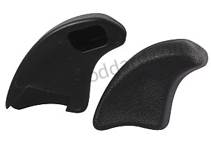 1970-73, 911 SEAT BACK LOCK LEVER COVER RIGHT AND LEFT SET OF 2 (91152120100SET)