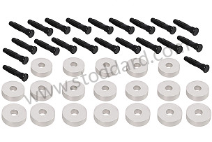 12mm Wheel Spacers with Bull Nosed Studs, Set of 20 for 356 356A 356B from Willhoit Restoration.  (35639890200)