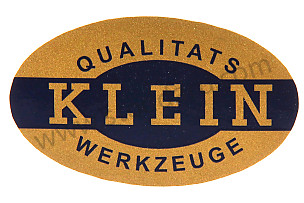 Klein Sticker For Lug Nut Wrench For 356  (NLA70172100)