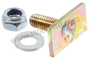 Bumper Deco Trim T Bolt With Nut And Washer 911 912 1965-1973  (SIC50599900)