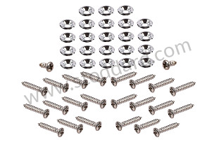 Door And Rear Panel Hardware Kit. 911 912 1965-1968.  (SIC55500100)