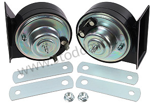 Horn Set, High And Low 12-Volt. All Cars.  (SIC63510100)