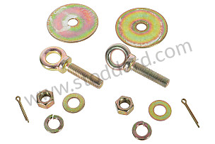 Seat Belt Hardware Kit For 1965-1973 911.  (SIC80301103A)