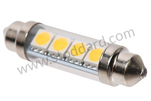 LED 43mm Festoon Dome Light Bulb  6V and 12V Compatible. LED (VIN90114206)
