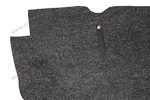 Front Trunk Mat Set, Charcoal Perlon, 911 912 1969 Cars With Straps Instead Of Snaps  (SIC55199165)