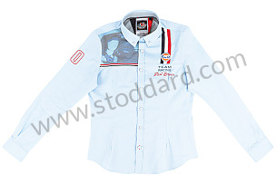 GULF RACING WOMEN SHIRT - BLUE M SIZE (99A001040799)