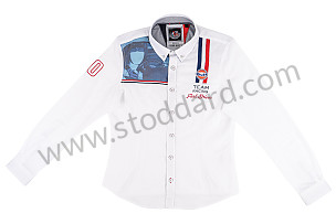 GULF RACING WOMEN SHIRT - WHITE M SIZE (99A001040803)