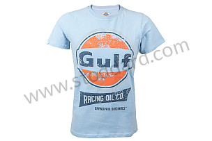 GULF OIL RACING T-SHIRT - BLUE S MEASUREMENT (99A001041076)