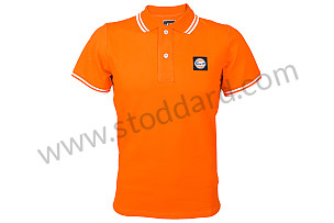 GULF POLO SHIRT - ORANGE XL MEASUREMENT (99A001041409)