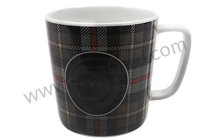 COLLECTOR'S MUG N&deg;8 50 YEARS TURBO - BLACK TARTAN  (WAP0501500S50Y)