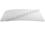 NLA 541 101 06 - Clear Windshield For 356B T6 And 356C Coupe. Correct Sigla Logo.