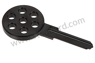 ENGRAVING KEY - STYLE 917 BLACK STEEL FOR 924 / 944 BLACK / BLACK / STEEL (99A001055264)