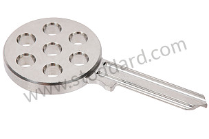 ENGRAVING KEY - 917 STYLE RAW STEEL FOR 911 / 912 65-69 STEEL (99A001055268)
