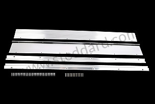 Threshold Set, Bright Anodized For 914. Includes: (2) Inner and (2) Outer Trim Moldings, (24) Genuine Plastic Rivets, (12) Trim Screws SET OF 4 / ALUMINIUM (SIC55113710)