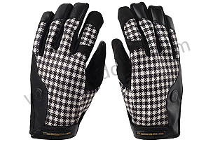 911 CLASSIC PEPITA MECHANICAL ASSEMBLY GLOVES WITH MAGNET - SIZE 9/L  (PCG901009A)