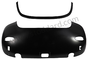 REAR PART CENTRAL BODYWORK 356 BT6 AND C COUPE WITH 20 MM LESS AT THE TOP REAR (99A001064725)
