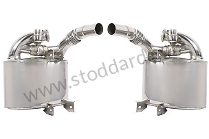 SUPER SOUND STAINLESS STEEL SPORT MUFFLER KIT WITH VALVES  (99A001065526)