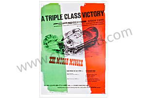 MILLE MIGLIA 356 - 550 SPYDER POSTER 70 X 50 CENTIMETRE (99A000106577)