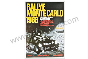 MONTE CARLO RALLY POSTER 1966 70 X 50 CENTIMETRE (99A000106580)