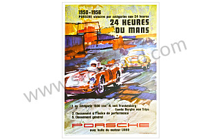 LE MANS 24 HOUR RACE POSTER 1956 70 X 50 CENTIMETRE (99A000106582)