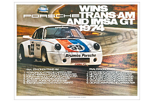 TRANS AM AND IMSA GT POSTER 1974 70 X 50 CENTIMETRE (99A000106584)