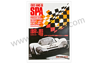 1000 KM SPA POSTER 70 X 50 CENTIMETRE (99A000106586)