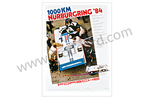 1,000 KM NURBURGRING POSTER 1984 70 X 50 CENTIMETRE (99A000106588)