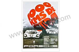 1000 KM SPA 1971 POSTER 70 X 50 CENTIMETRE (99A000106590)