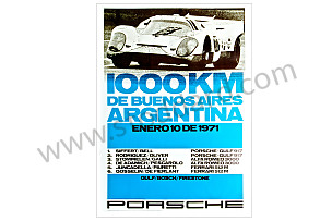 1,000 KM BUENOS AIRES POSTER 1971 70 X 50 CENTIMETRE (99A000106596)